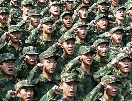 Chinese Army - Image Courtesy : Rediff.com